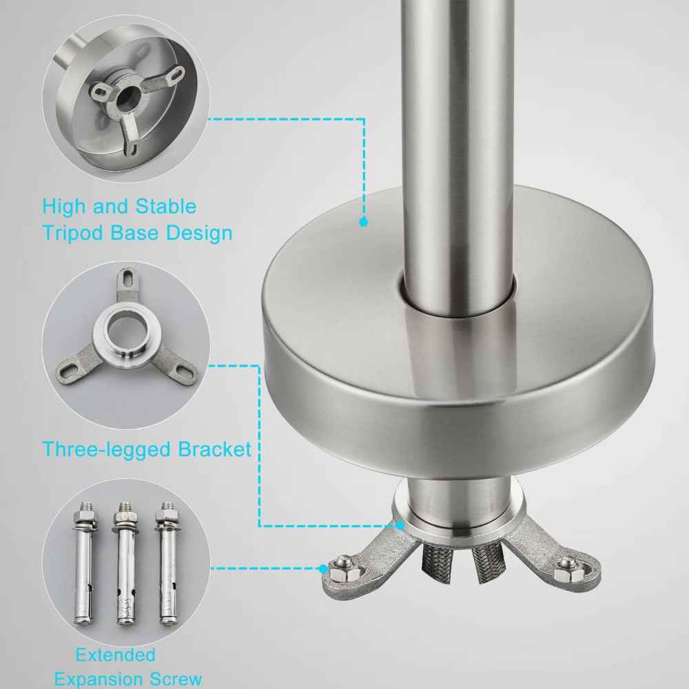 1 Hole Brushed Bathtub Shower Faucet Brushed Nickel Brass
