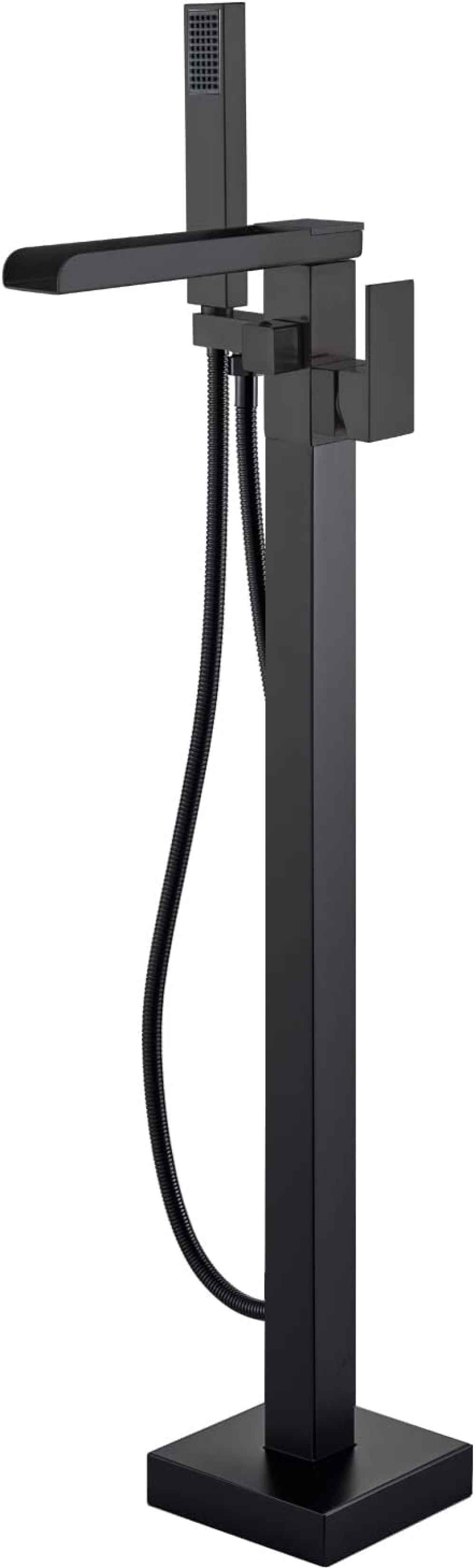 1 Hole  Oil Rubbed Bathtub Shower Faucet Black Brass