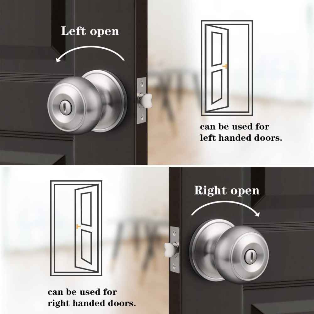 3-in. x 0.039-in. Stainless Steel Door Door Lock In Satin Nickel