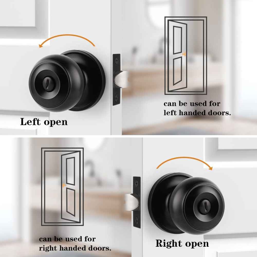 2.5-in. x 0.039-in. Stainless Steel Door Door Lock In Black