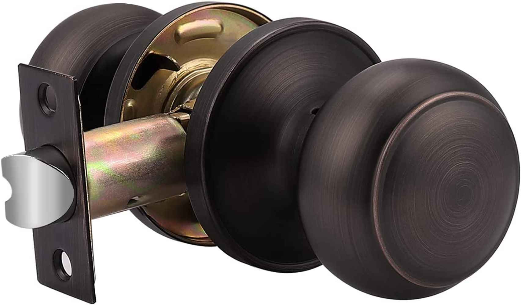 2.5-in. x 0.011-in. Stainless Steel Door Door Lock In Oil Rubbed Bronze