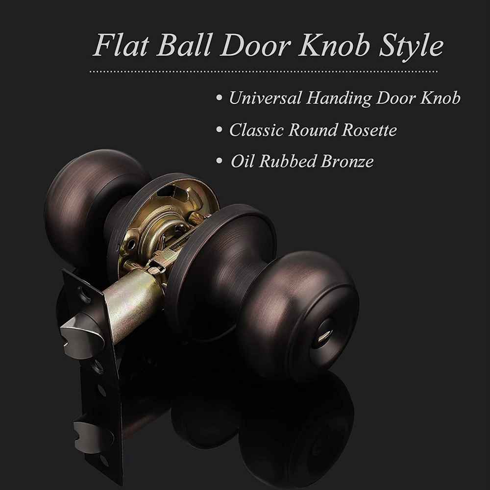 2.5-in. x 1-in. Stainless Steel Door Door Lock In Oil Rubbed Bronze
