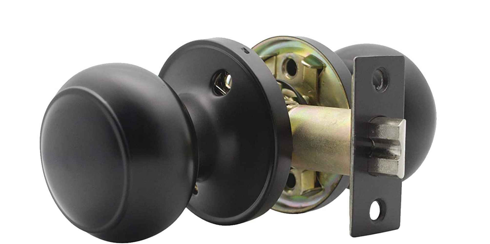 2.7-in. x 0.04-in. Stainless Steel Door Door Lock In Black