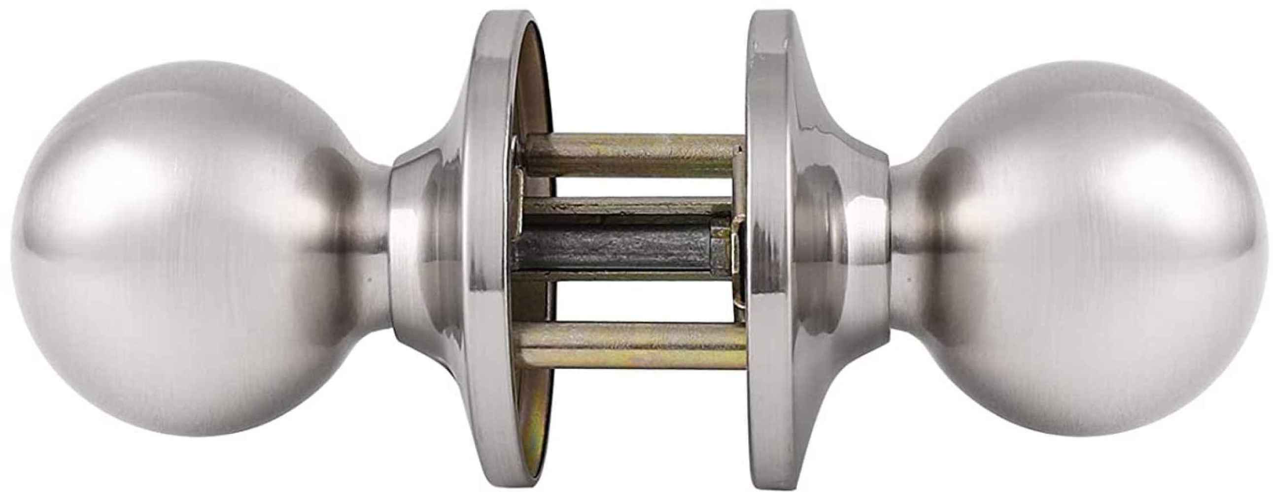 2.5-in. x 0.03-in. Stainless Steel Door Door Lock In Satin Nickel