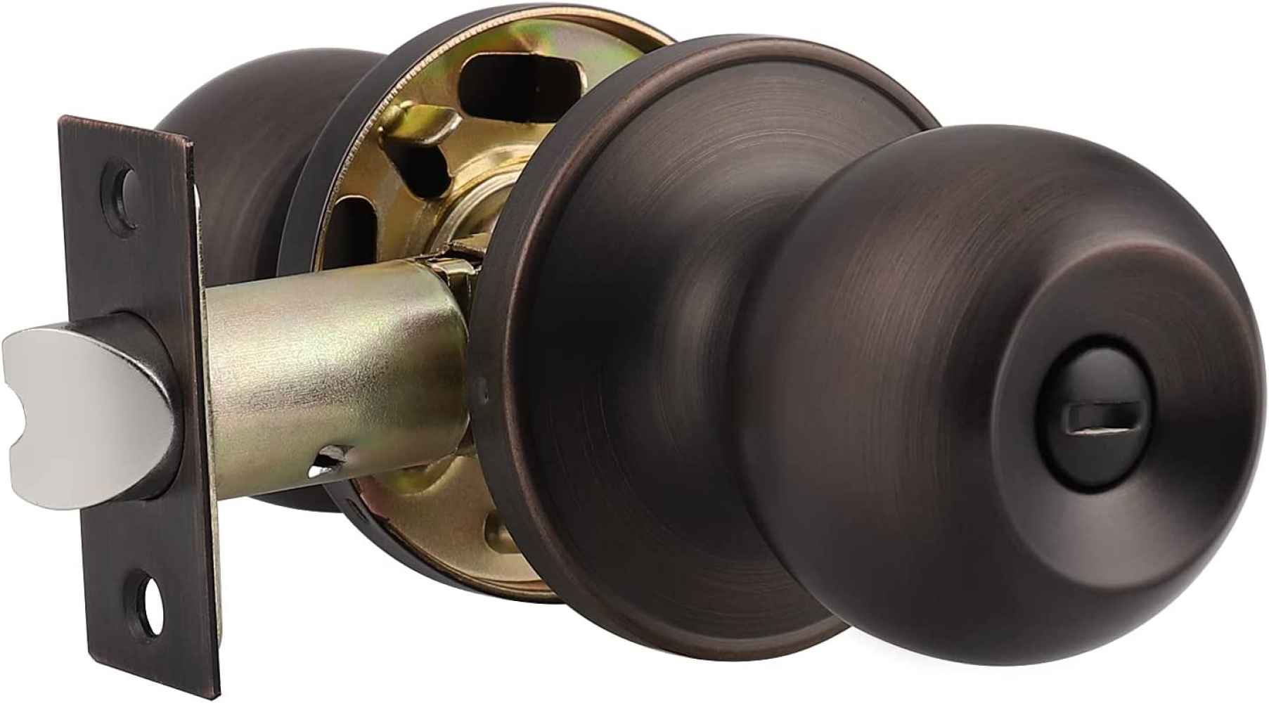 2.2-in. x 0.03-in. Stainless Steel Door Door Lock In Oil Rubbed Bronze