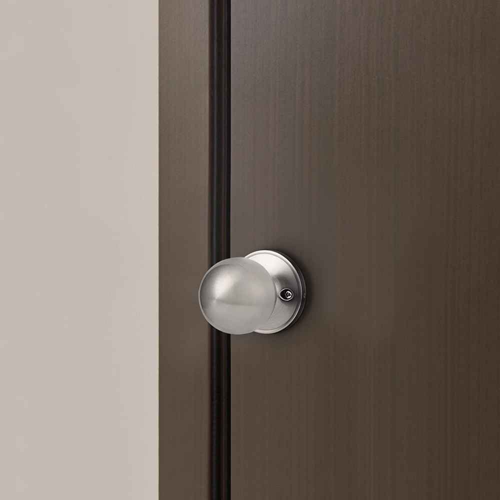 2.2-in. x 0.04-in. Stainless Steel Door Knob In Brushed Nickel