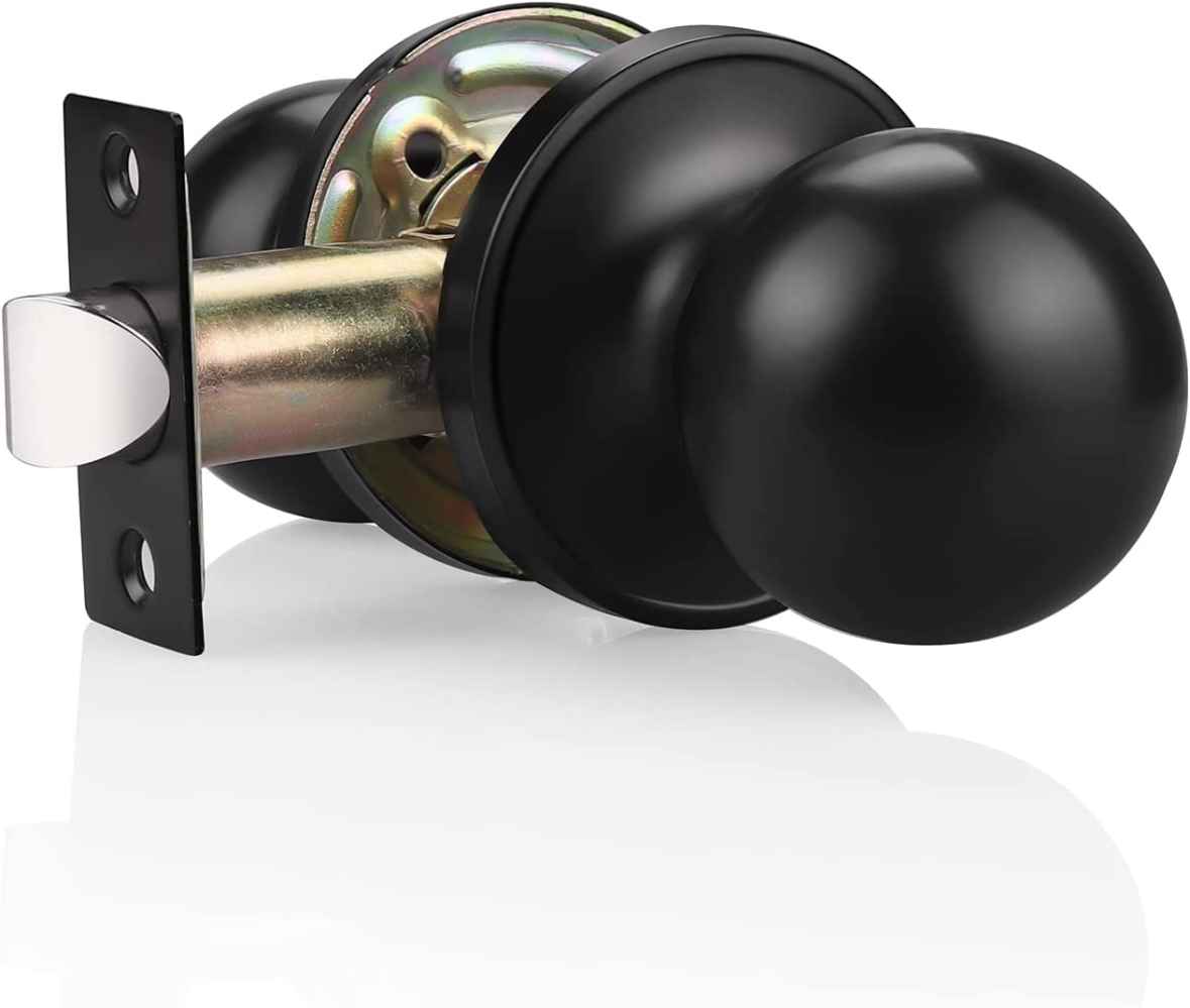 2.5-in. x 0.01-in. Stainless Steel Door Door Lock In Black