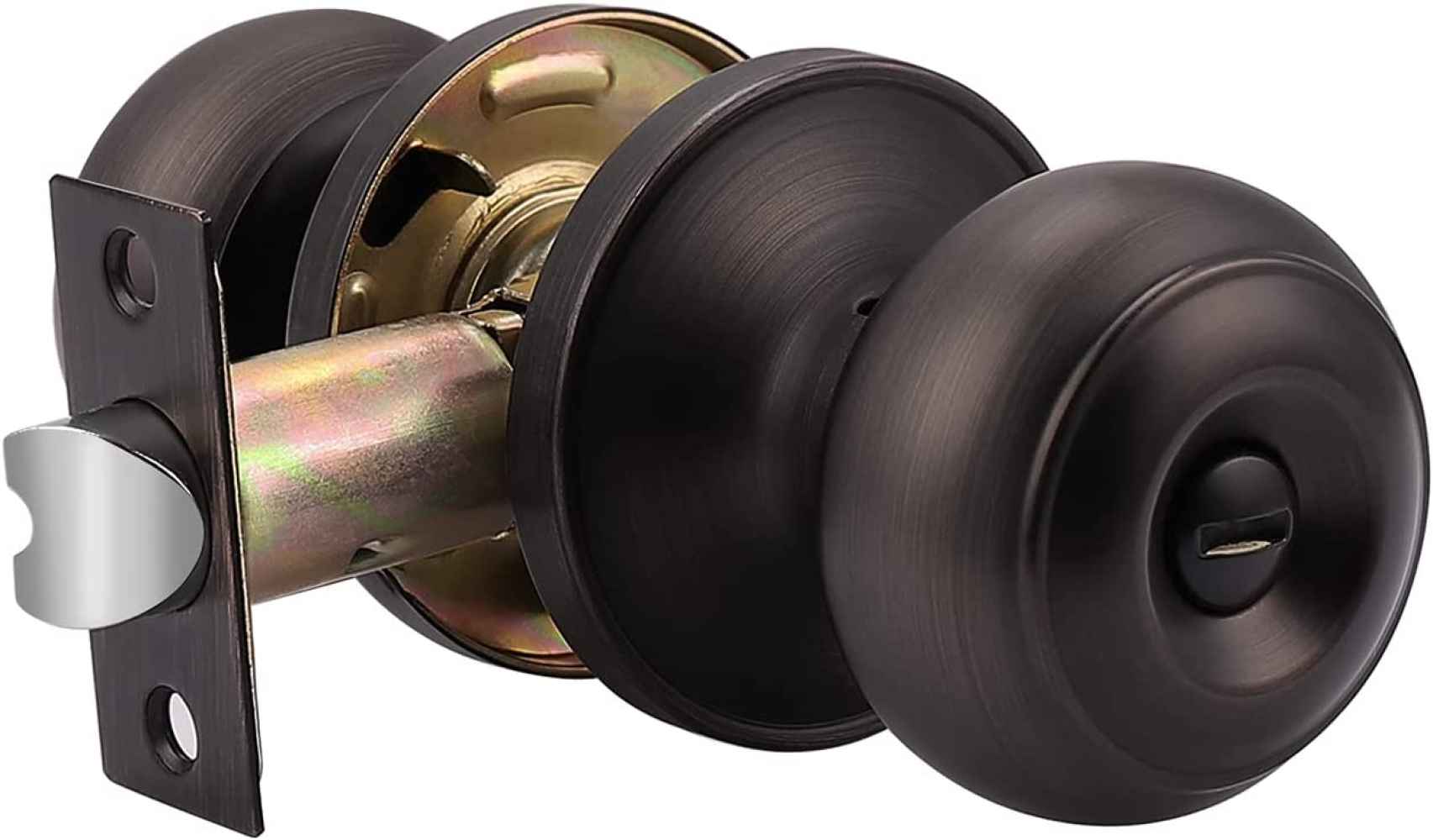 2.2-in. x 0.04-in. Stainless Steel Door Door Lock In Oil Rubbed Bronze