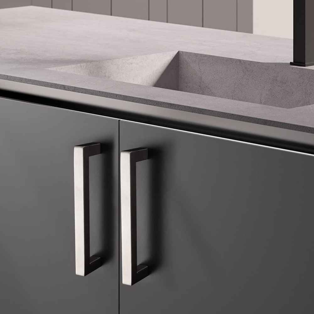 5.5-in. x 1.25-in. Stainless Steel Cabinet Handle In Brushed Nickel