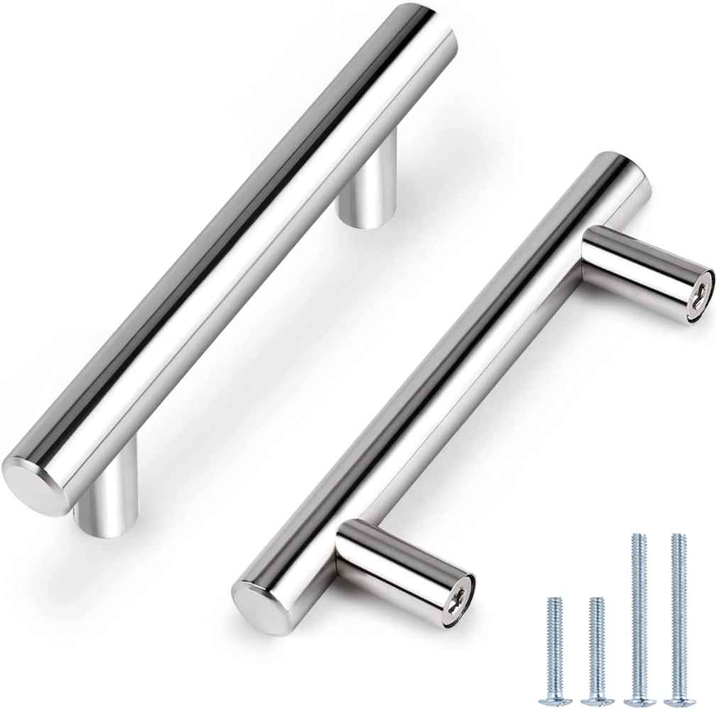 5-in. x 0.04-in. Stainless Steel Cabinet Handle In Chrome