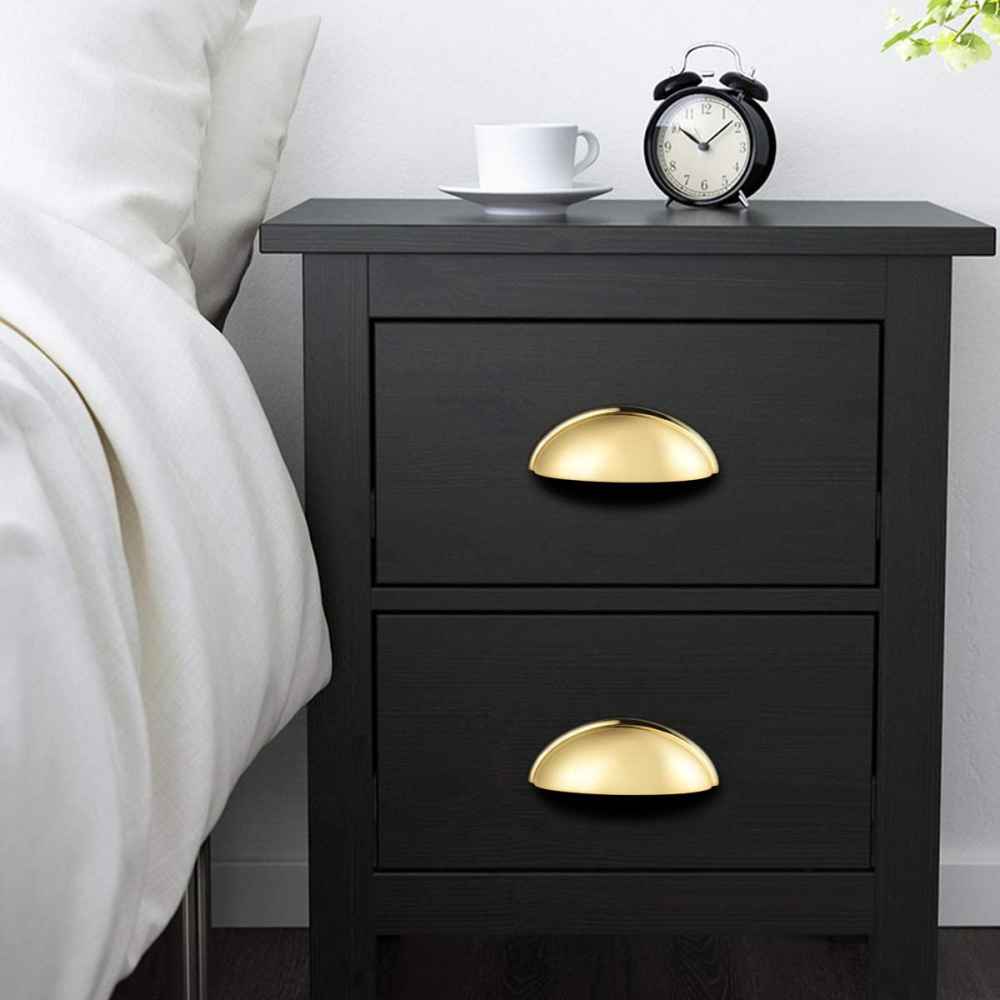 3.07-in. x 0.03-in. Stainless Steel Cabinet Handle In Gold