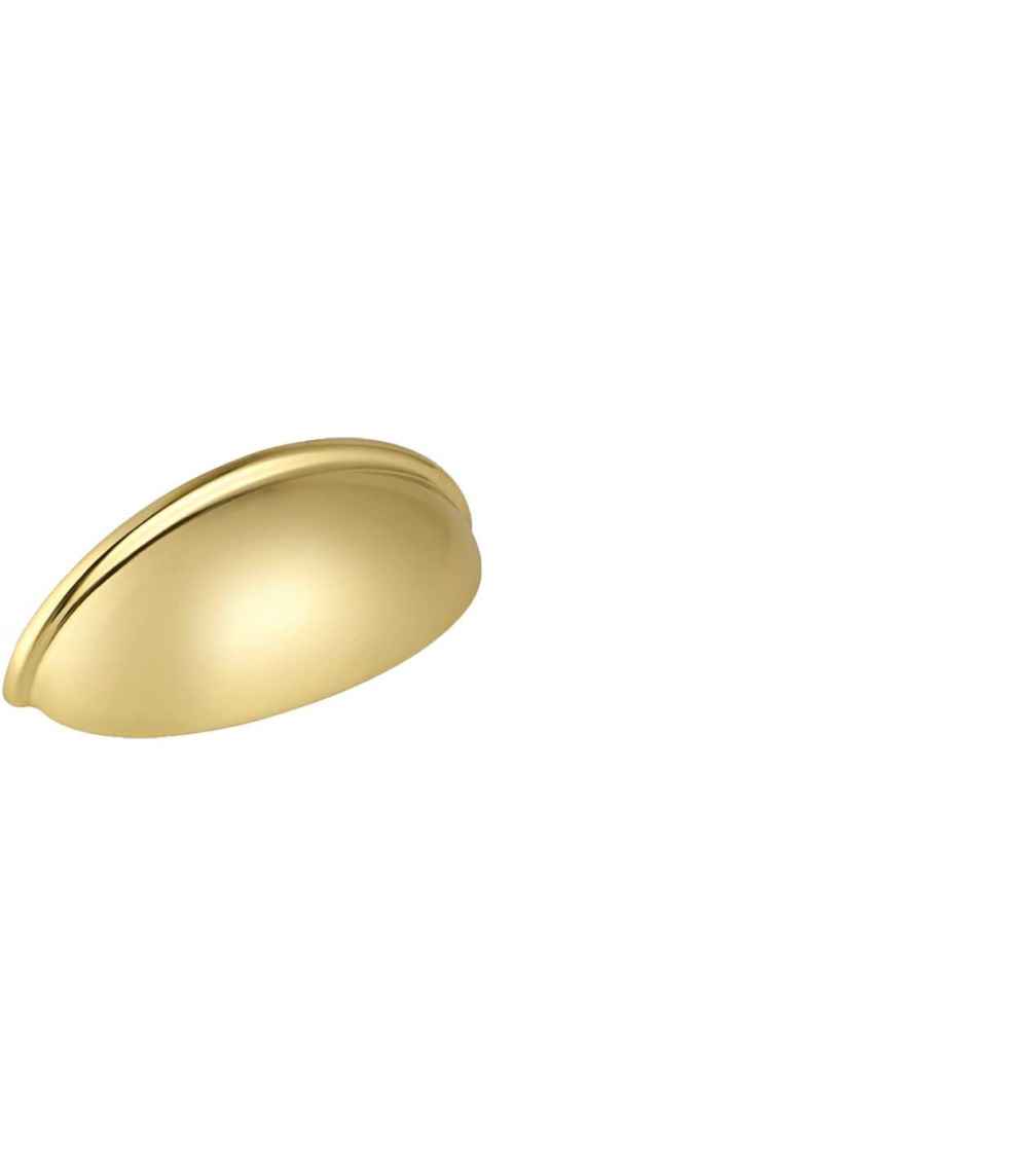 3.07-in. x 0.03-in. Stainless Steel Cabinet Cabinet Handle In Gold