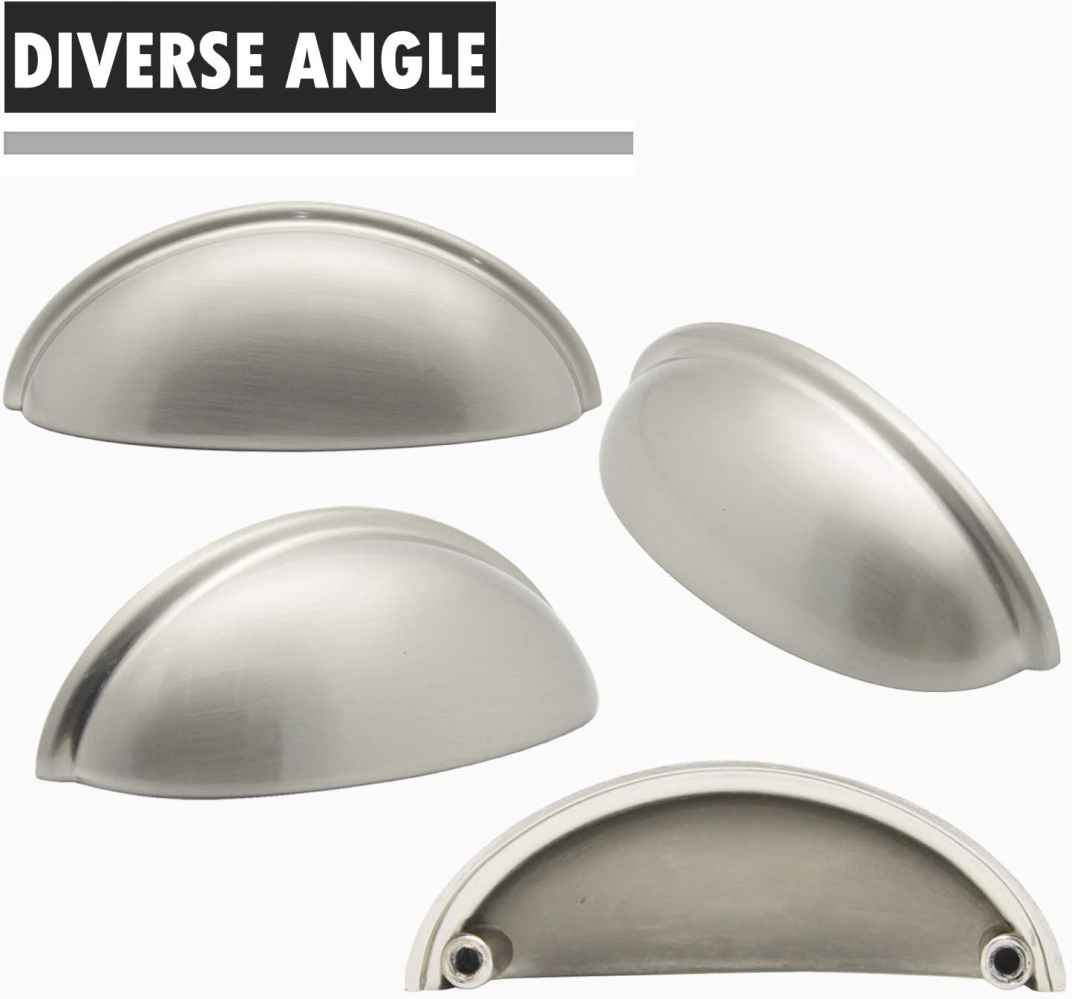 3.07-in. x 0.8-in. Zinc Alloy Cabinet Handle In Brushed Nickel