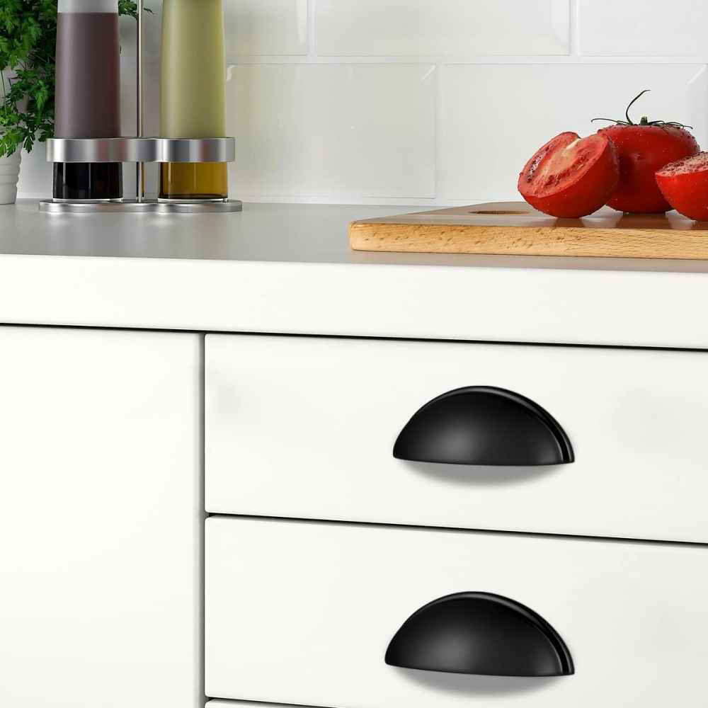1.04-in. x 0.04-in. Zinc Alloy Cabinet Handle In Black