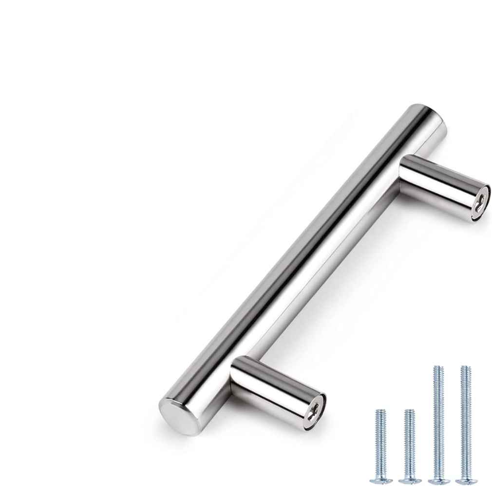 12.06-in. x 1.25-in. Stainless Steel Cabinet Cabinet Handle In Chrome