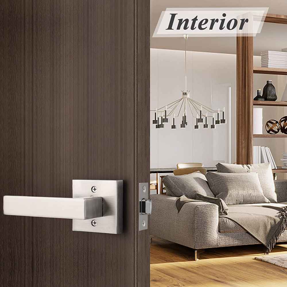 5-in. x 0.03-in. Zinc Alloy Door Door Lock In Satin Nickel