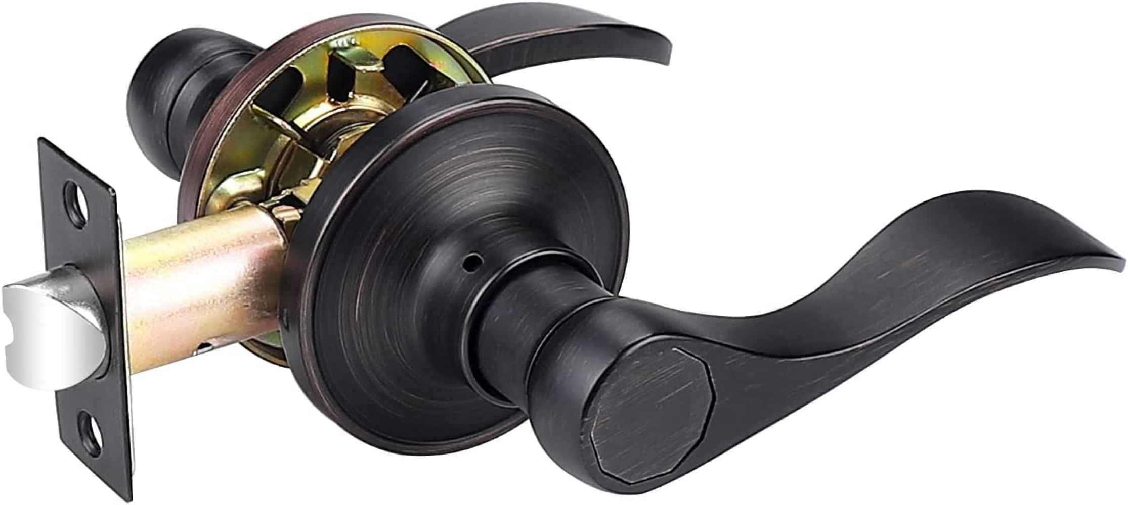5.2-in. x 0.03-in. Stainless Steel Door Door Lock In Oil Rubbed Bronze