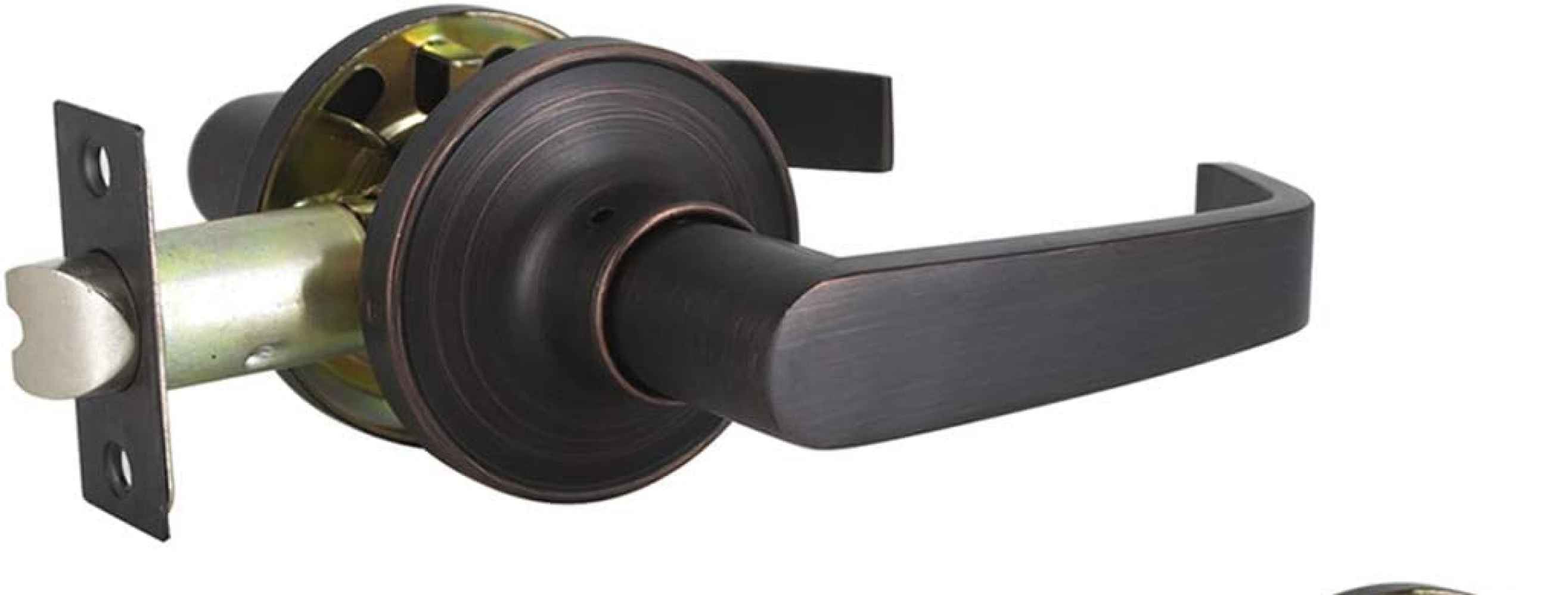 2.5-in. x 0.03-in. Zinc Alloy Door Door Lock In Oil Rubbed Bronze