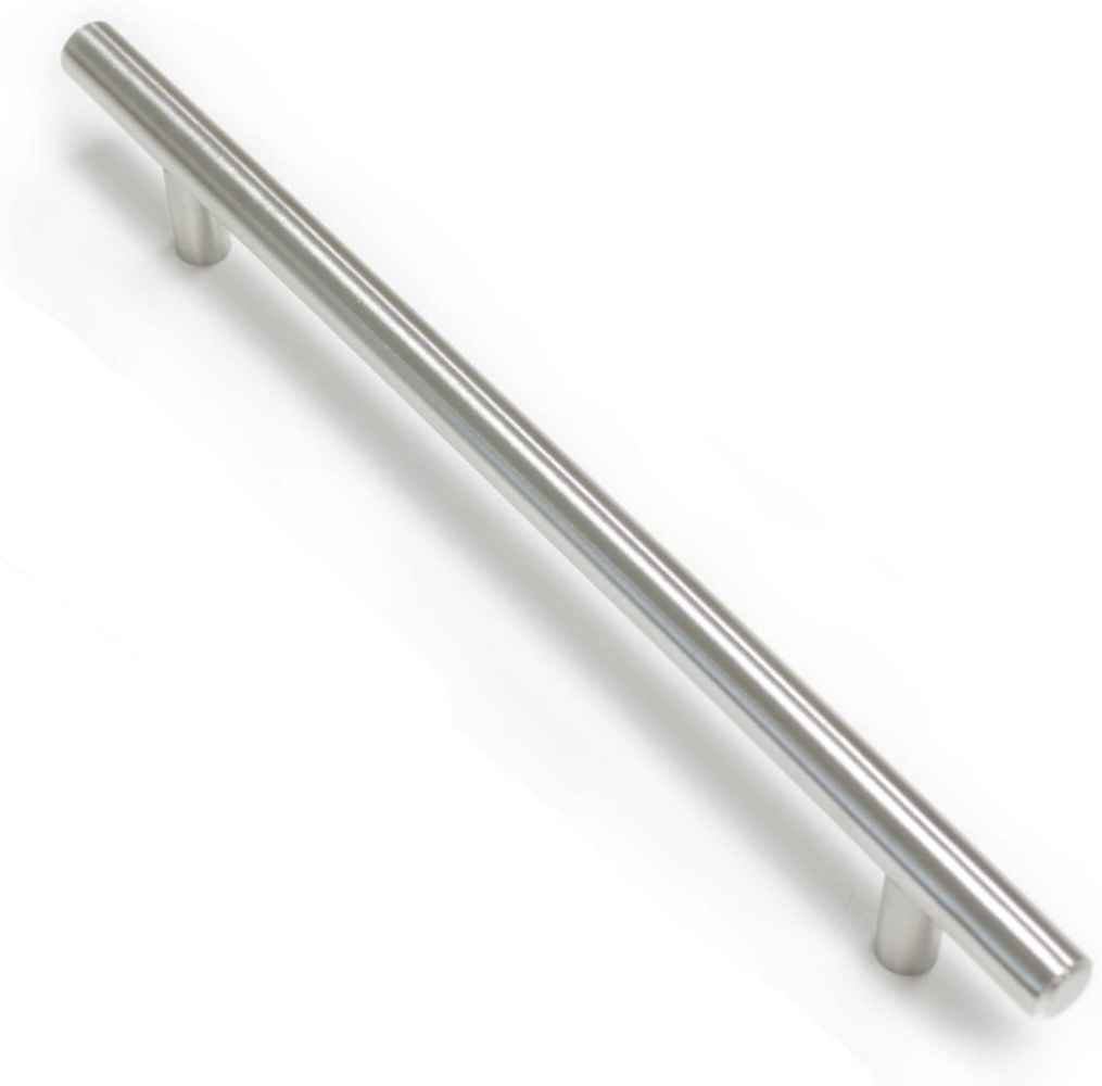 8-in. x 1.25-in. Stainless Steel Cabinet Handle In Satin Nickel