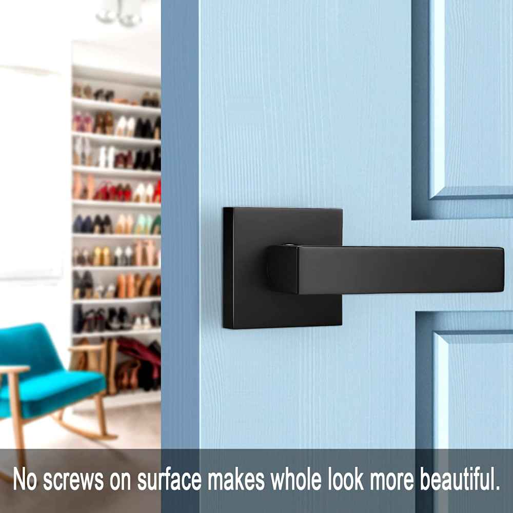 5-in. x 0.03-in. Zinc Alloy Door Handle In Black