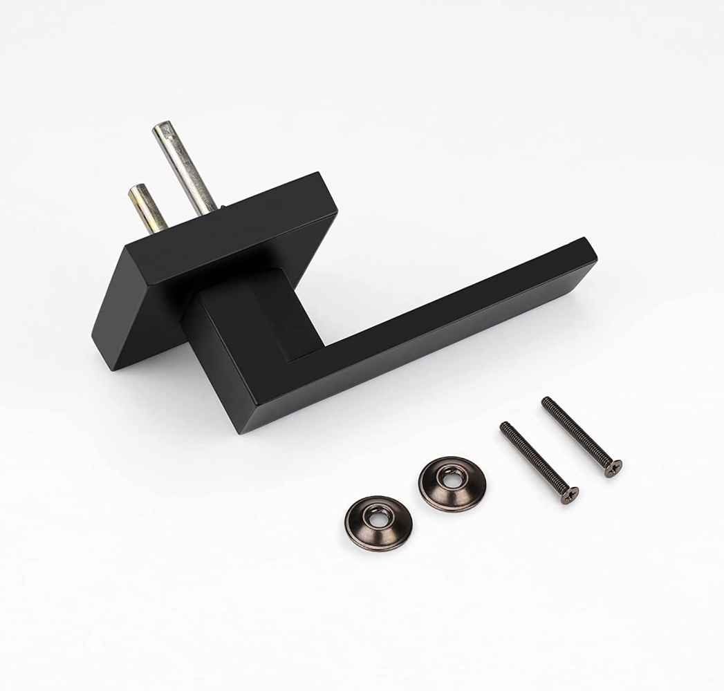 5-in. x 0.03-in. Zinc Alloy Door Handle In Black