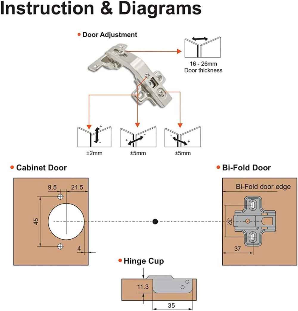 2.67-in. x .03-in. Stainless Steel Cabinet Hinge In Stainless Steel