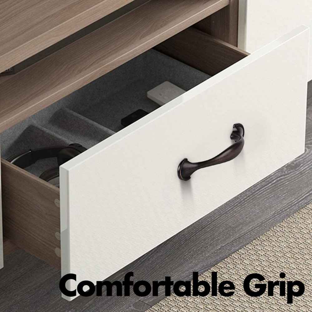 4.06-in. x 0.9-in. Zinc Alloy Cabinet Handle In Oil Rubbed Bronze