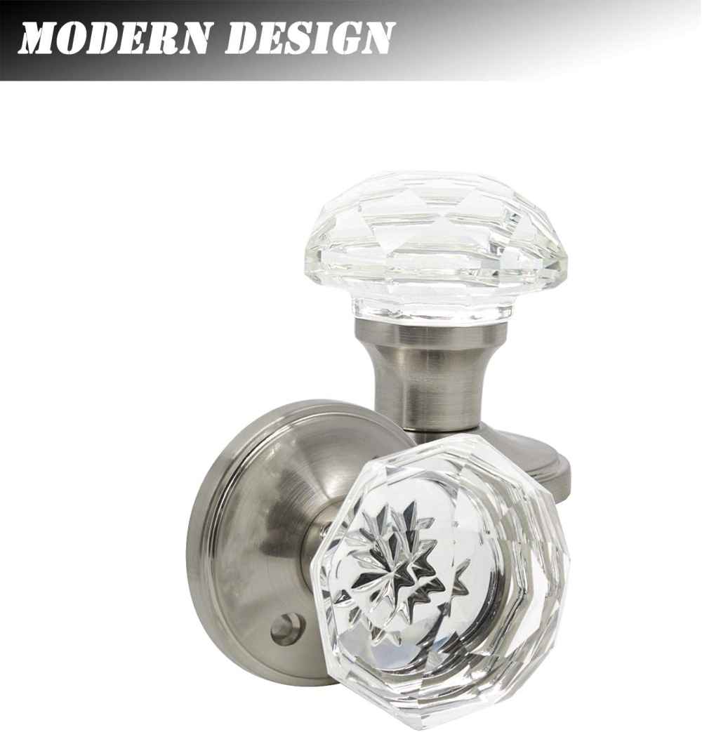 1.18-in. x 0.03-in. Zinc Alloy Door Lock In Brushed Nickel