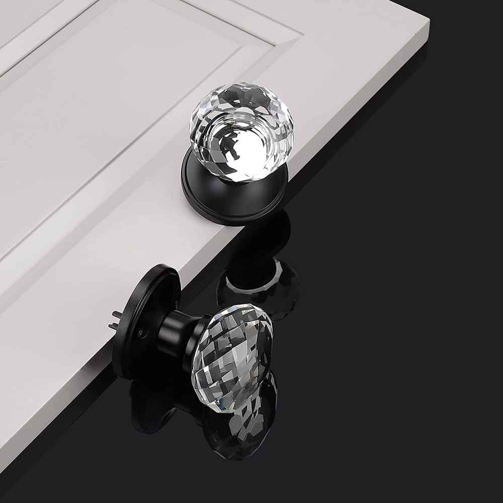 2.5-in. x 0.04-in. Zinc Alloy Door Lock In Black