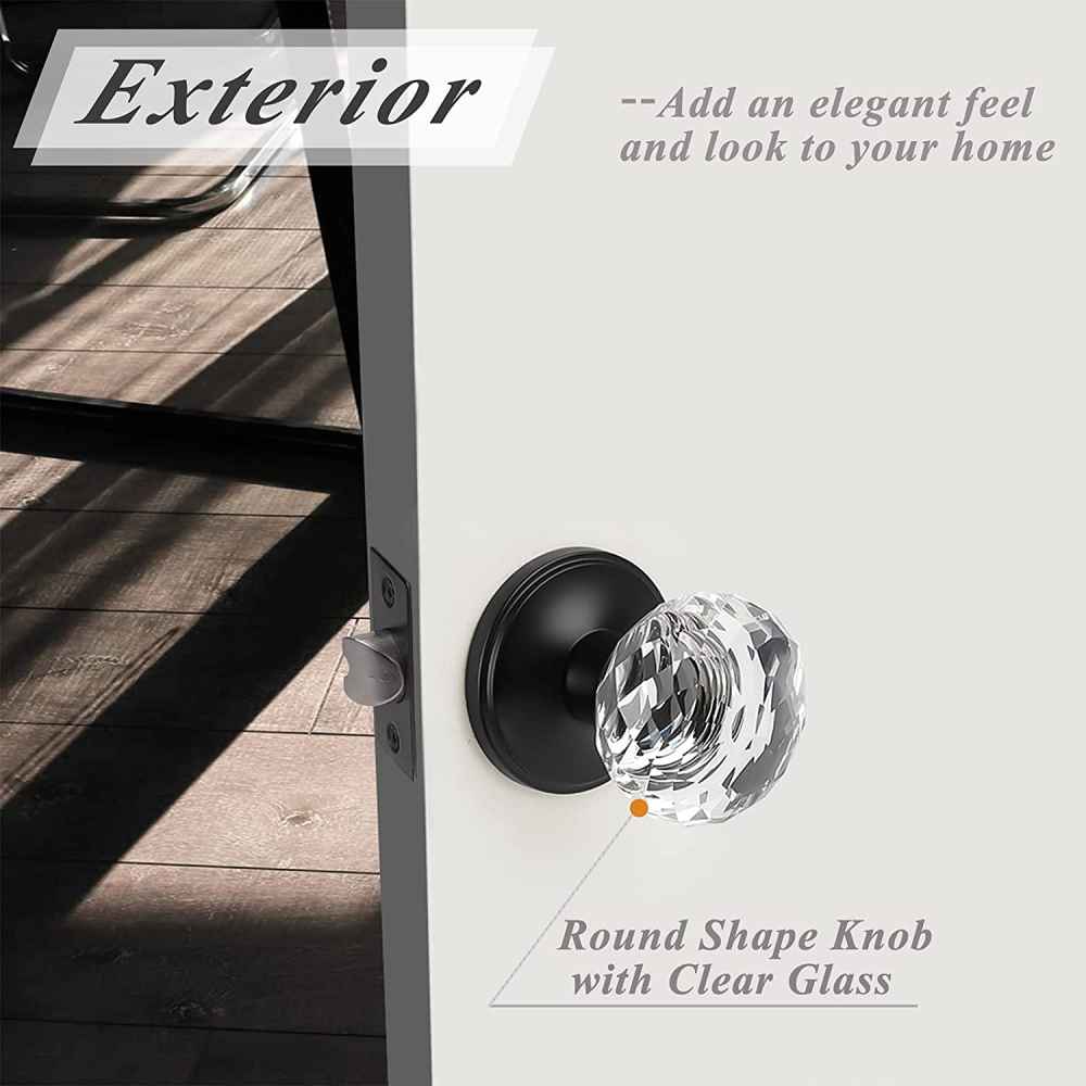 2.5-in. x 0.04-in. Zinc Alloy Door Lock In Black