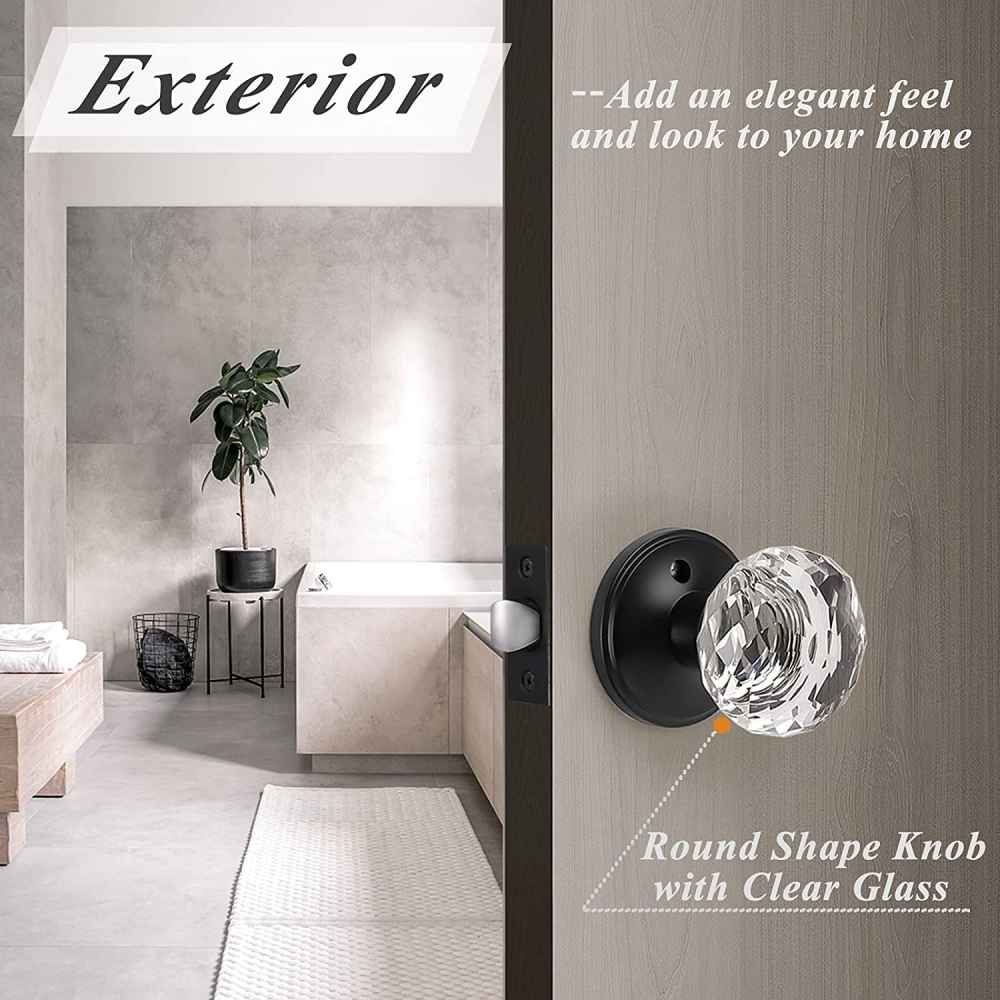 2.5-in. x 0.03-in. Zinc Alloy Door Lock In Black