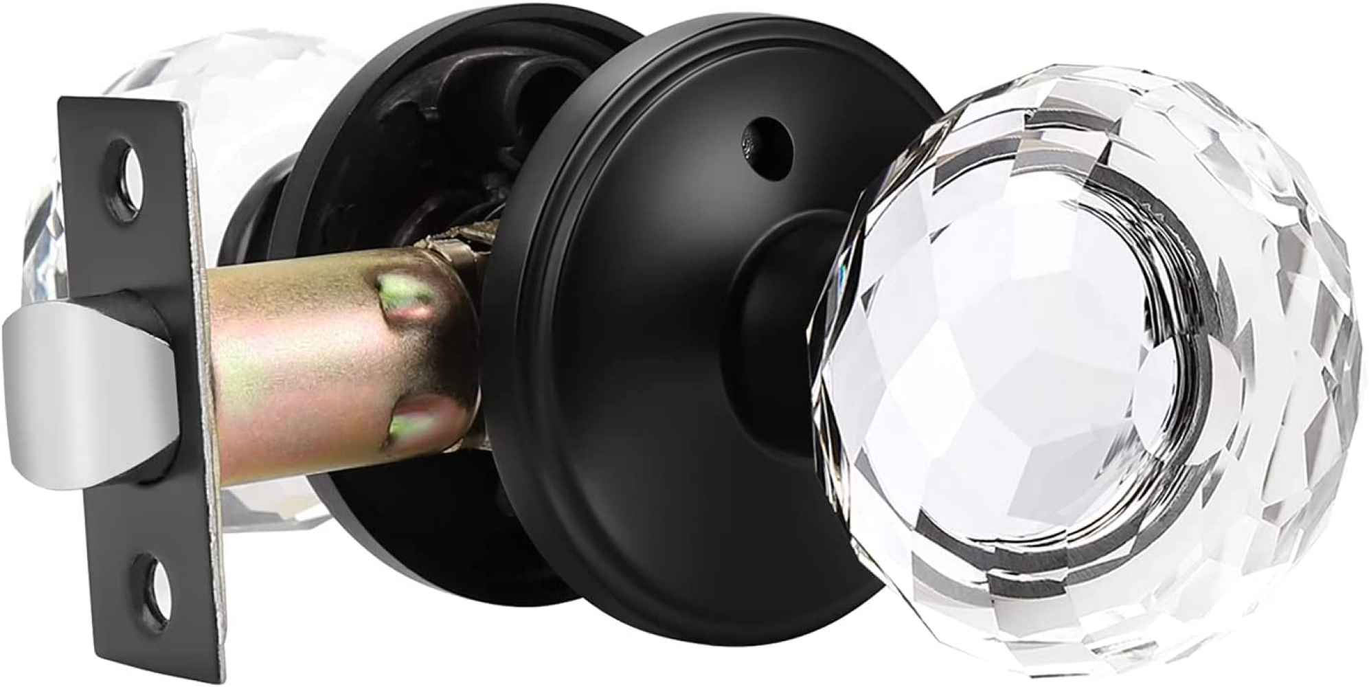 2.5-in. x 0.03-in. Zinc Alloy Door Door Lock In Black