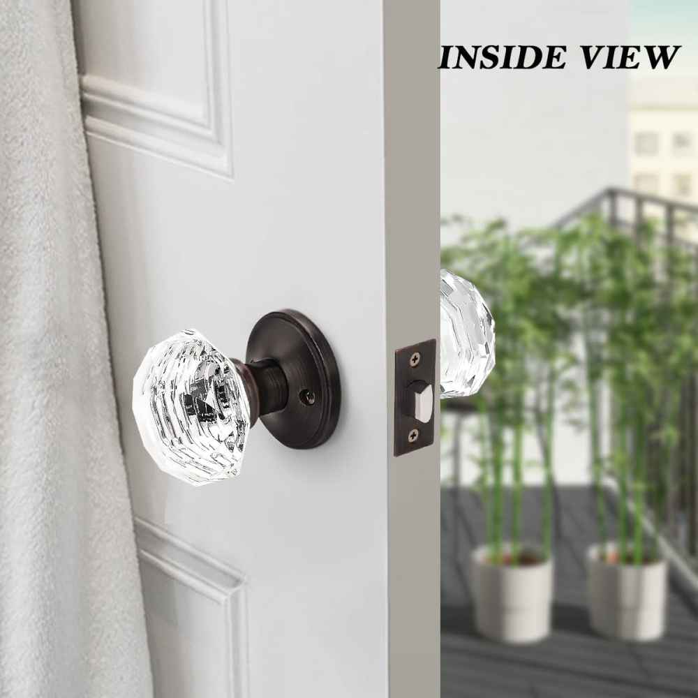2.3-in. x 0.03-in. Zinc Alloy Door Lock In Oil Rubbed Bronze