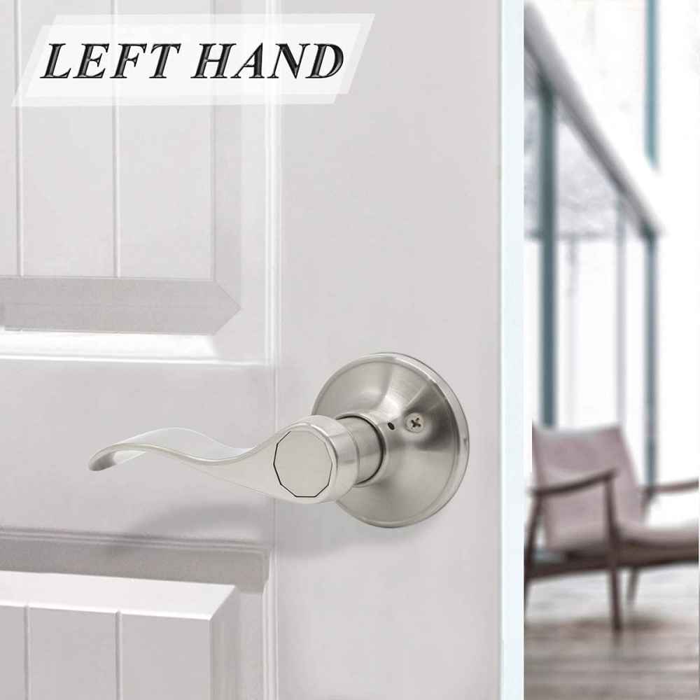 4-in. x 0.03-in. Stainless Steel Door Handle In Brushed Nickel