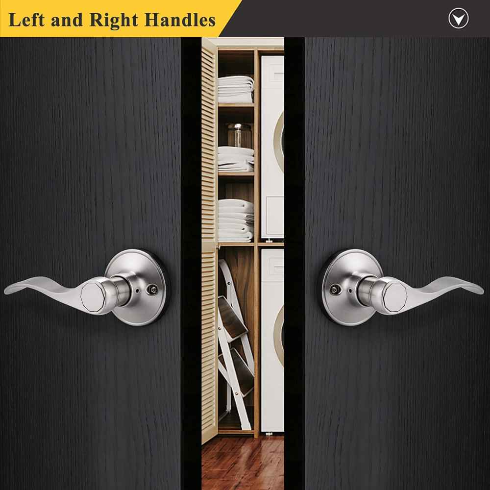 4.72-in. x 0.03-in. Stainless Steel Door Handle In Brushed Nickel