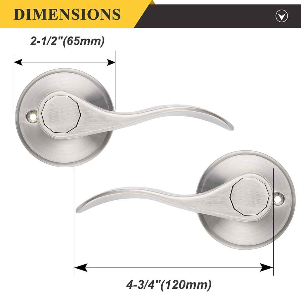 4.72-in. x 0.03-in. Stainless Steel Door Handle In Brushed Nickel