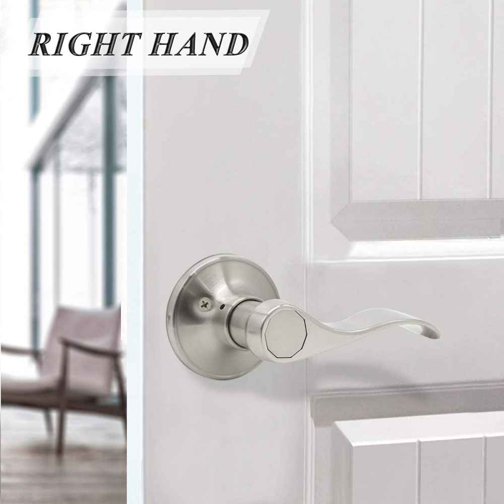 4.7-in. x 0.03-in. Stainless Steel Door Handle In Brushed Nickel