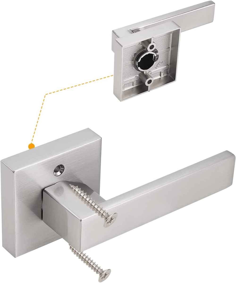 4.8-in. x 0.03-in. Stainless Steel Door Handle In Brushed Nickel