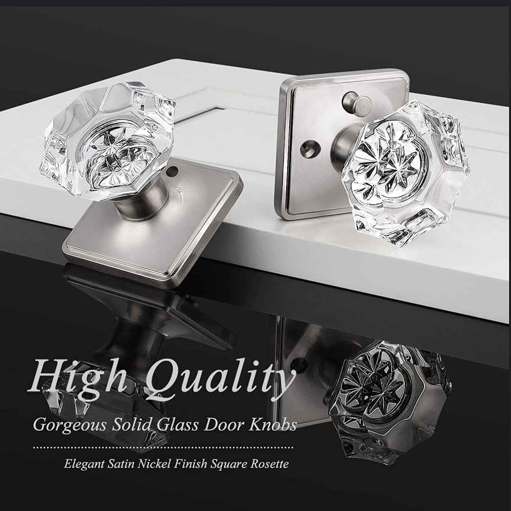 2.5-in. x 0.04-in. Zinc Alloy Door Lock In Satin Nickel