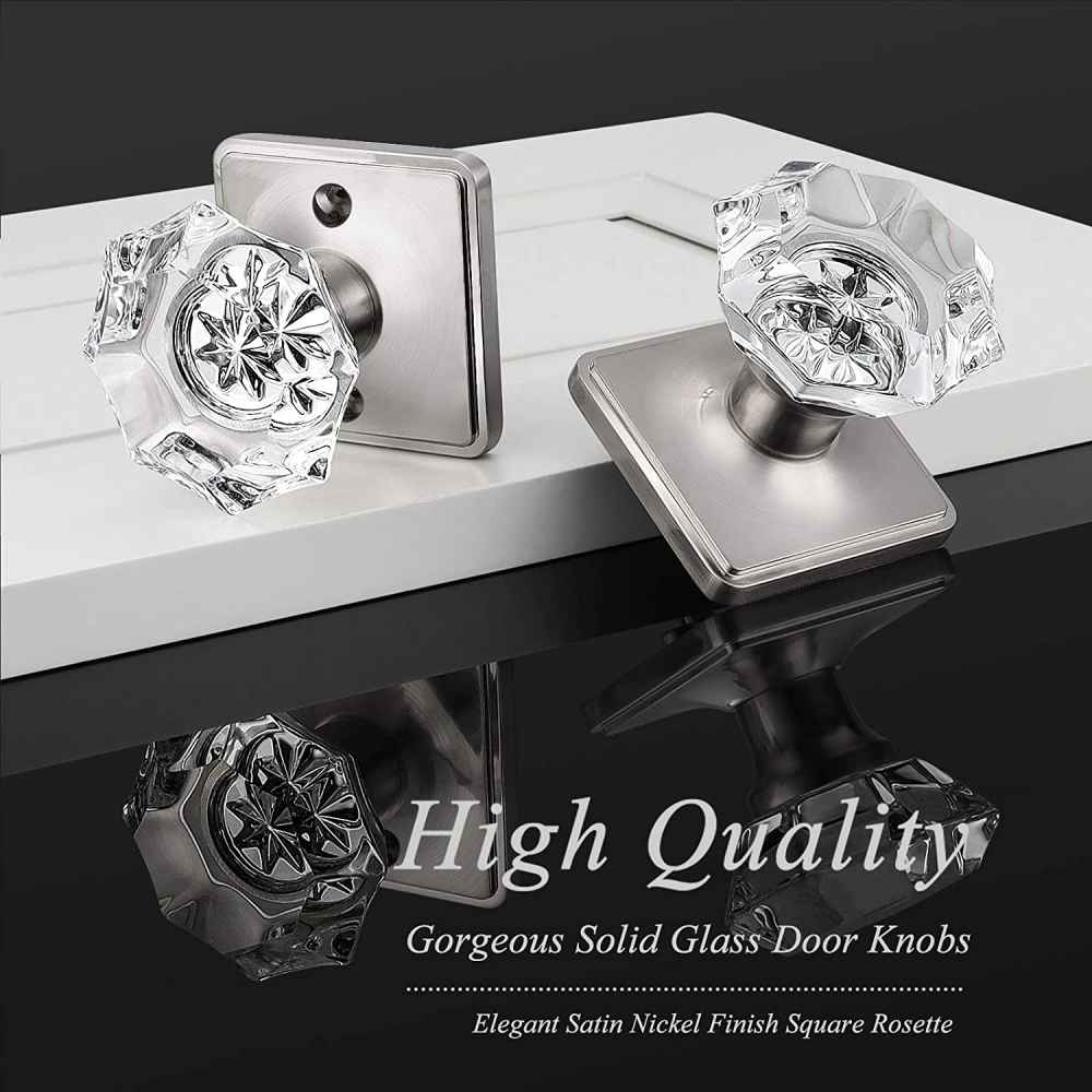 2.3-in. x 0.04-in. Zinc Alloy Door Lock In Satin Nickel