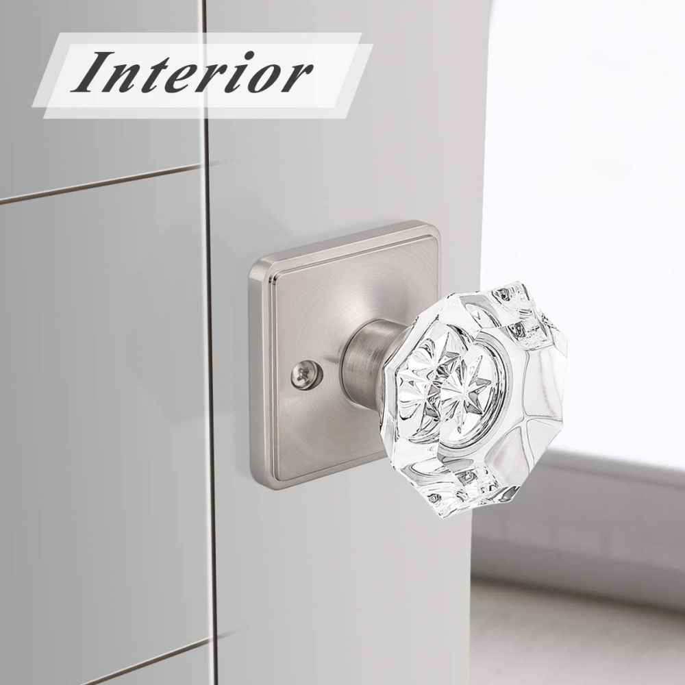 2.3-in. x 0.04-in. Zinc Alloy Door Lock In Satin Nickel