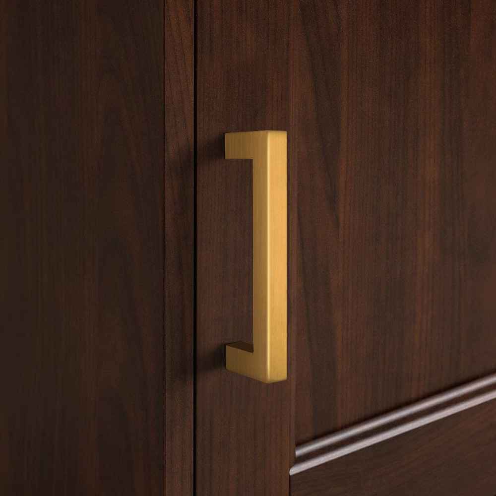 4.5-in. x 1.4-in. Stainless Steel Cabinet Cabinet Handle In Gold
