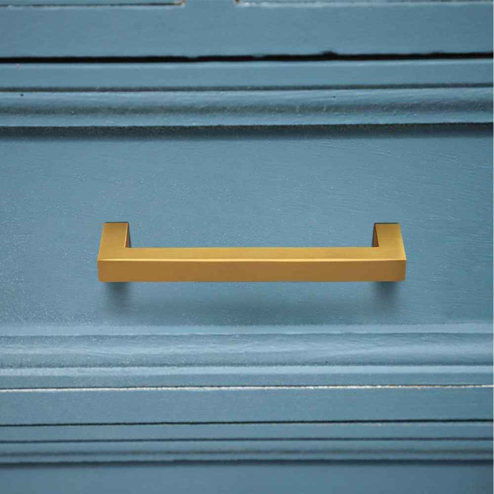 5.5-in. x 1.4-in. Stainless Steel Cabinet Handle In Gold