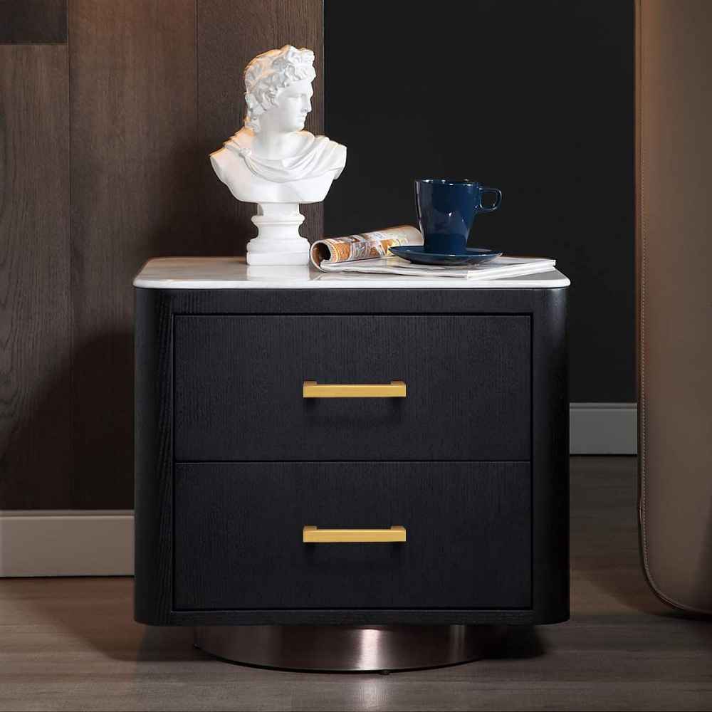 3.4-in. x 1.4-in. Stainless Steel Cabinet Handle In Gold