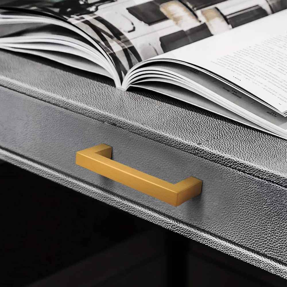 4.2-in. x 1.4-in. Stainless Steel Cabinet Handle In Gold