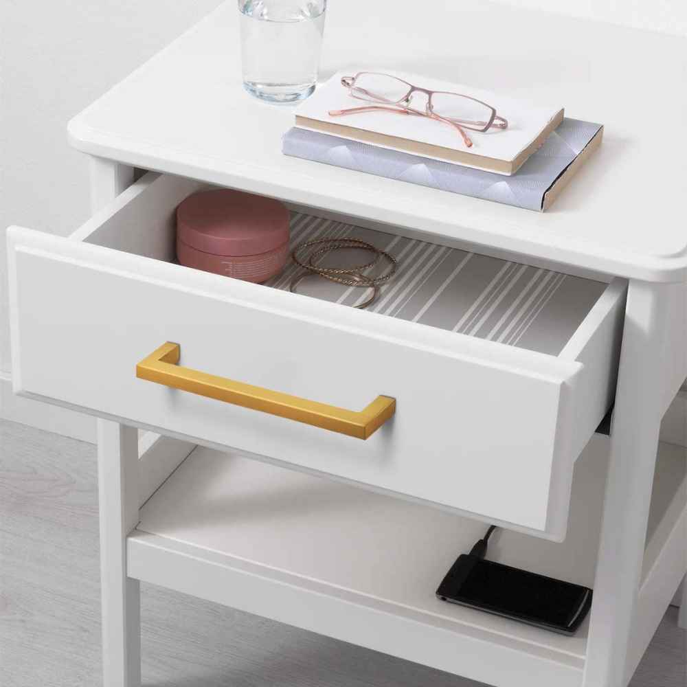 8-in. x 1.4-in. Stainless Steel Cabinet Handle In Gold