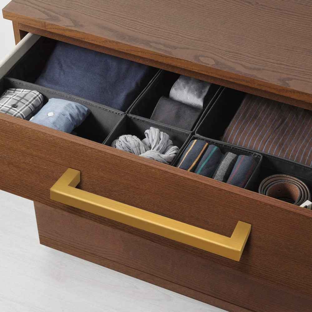 8-in. x 1.4-in. Stainless Steel Cabinet Handle In Gold
