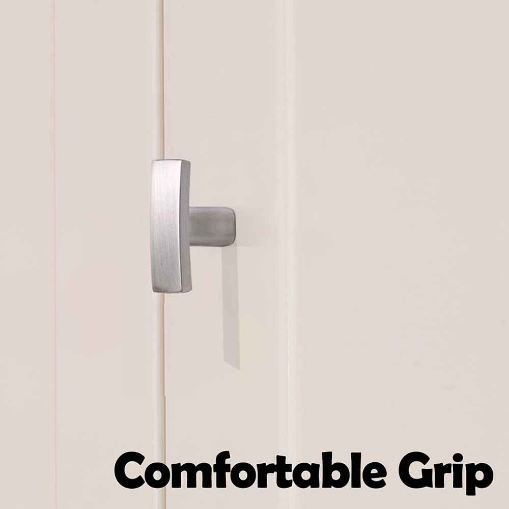1.2-in. x 1.1-in. Stainless Steel Cabinet Knob In Brushed Nickel