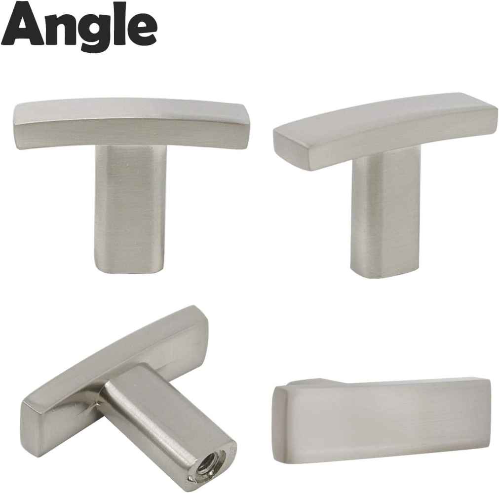 1.2-in. x 1.1-in. Stainless Steel Cabinet Knob In Brushed Nickel