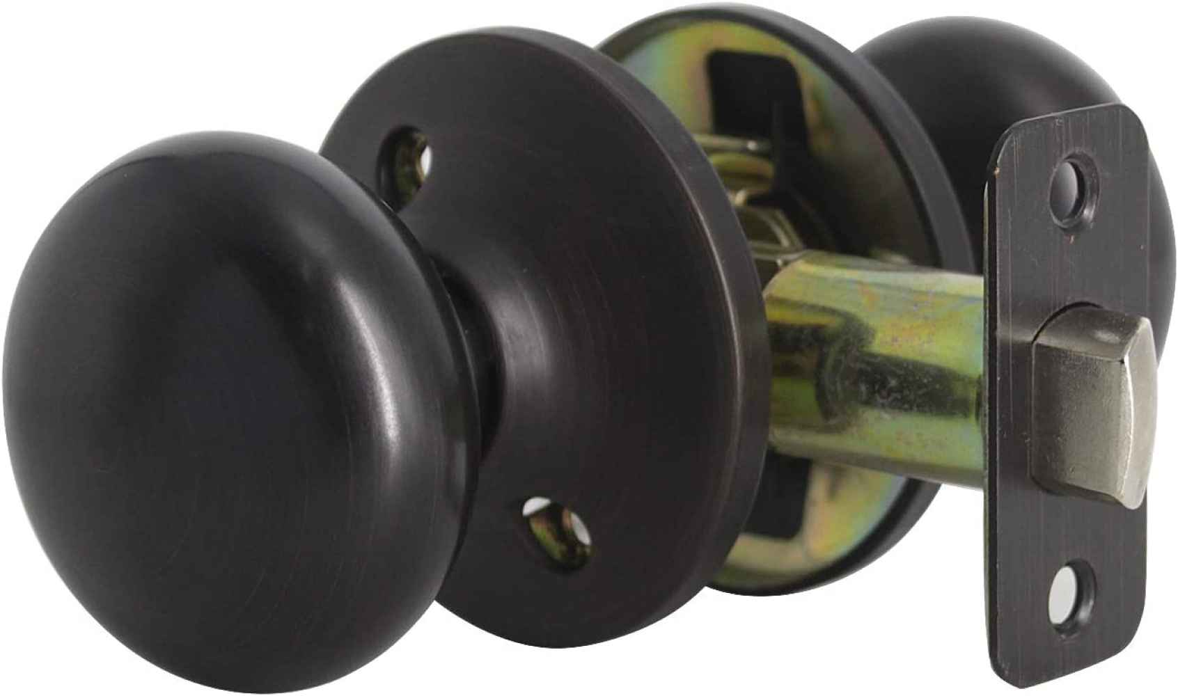 2.56-in. x 0.03-in. Stainless Steel Door Lock In Oil Rubbed Bronze